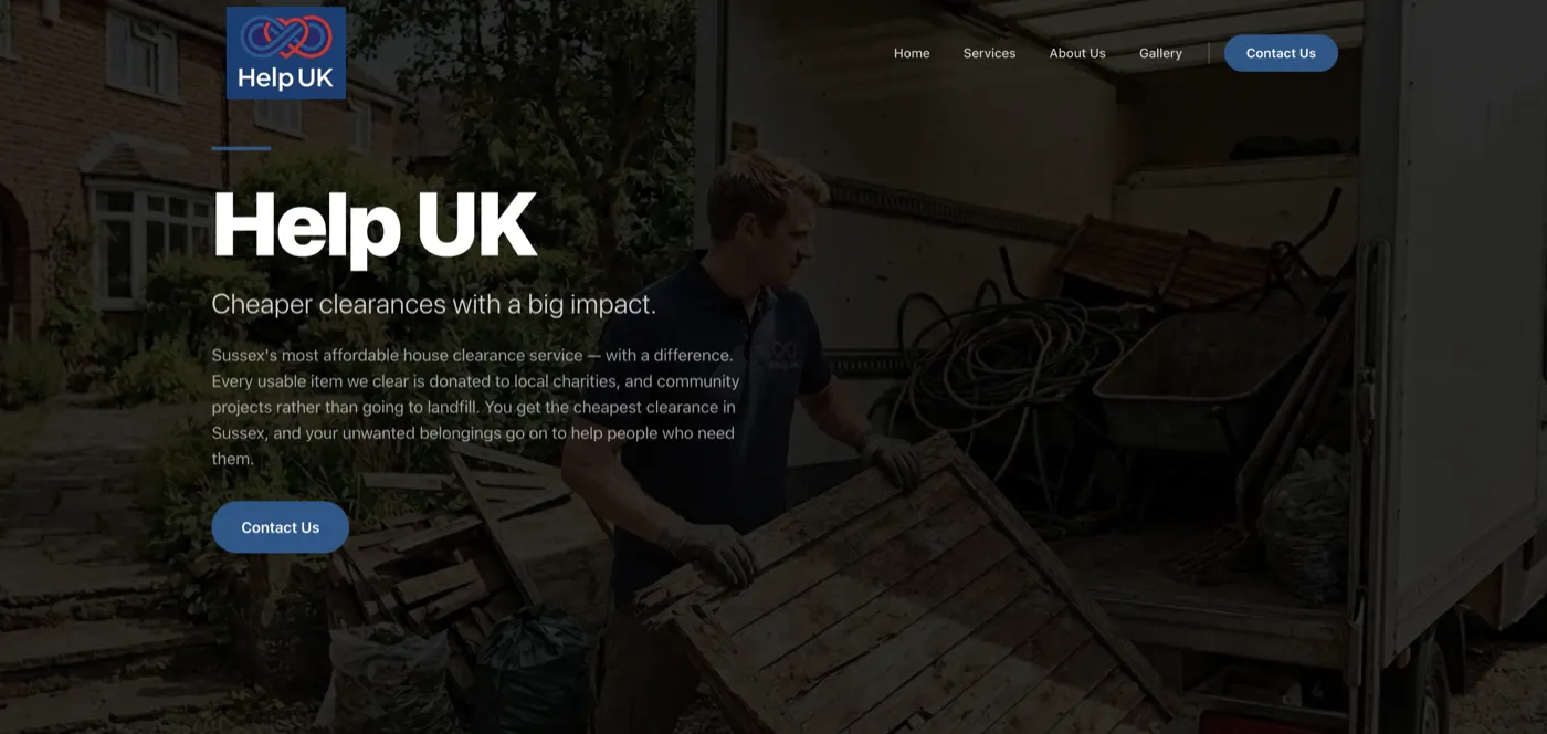 HelpUK website