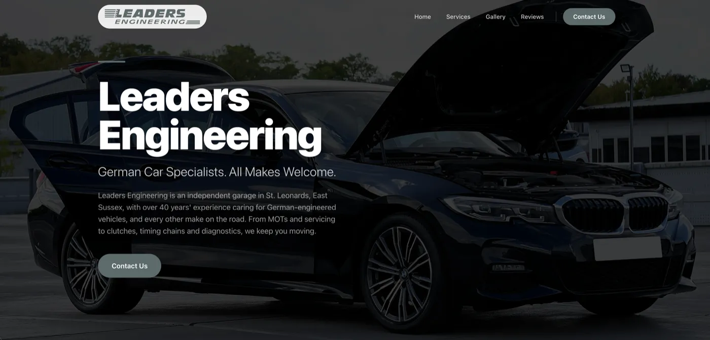 Leaders Engineering website
