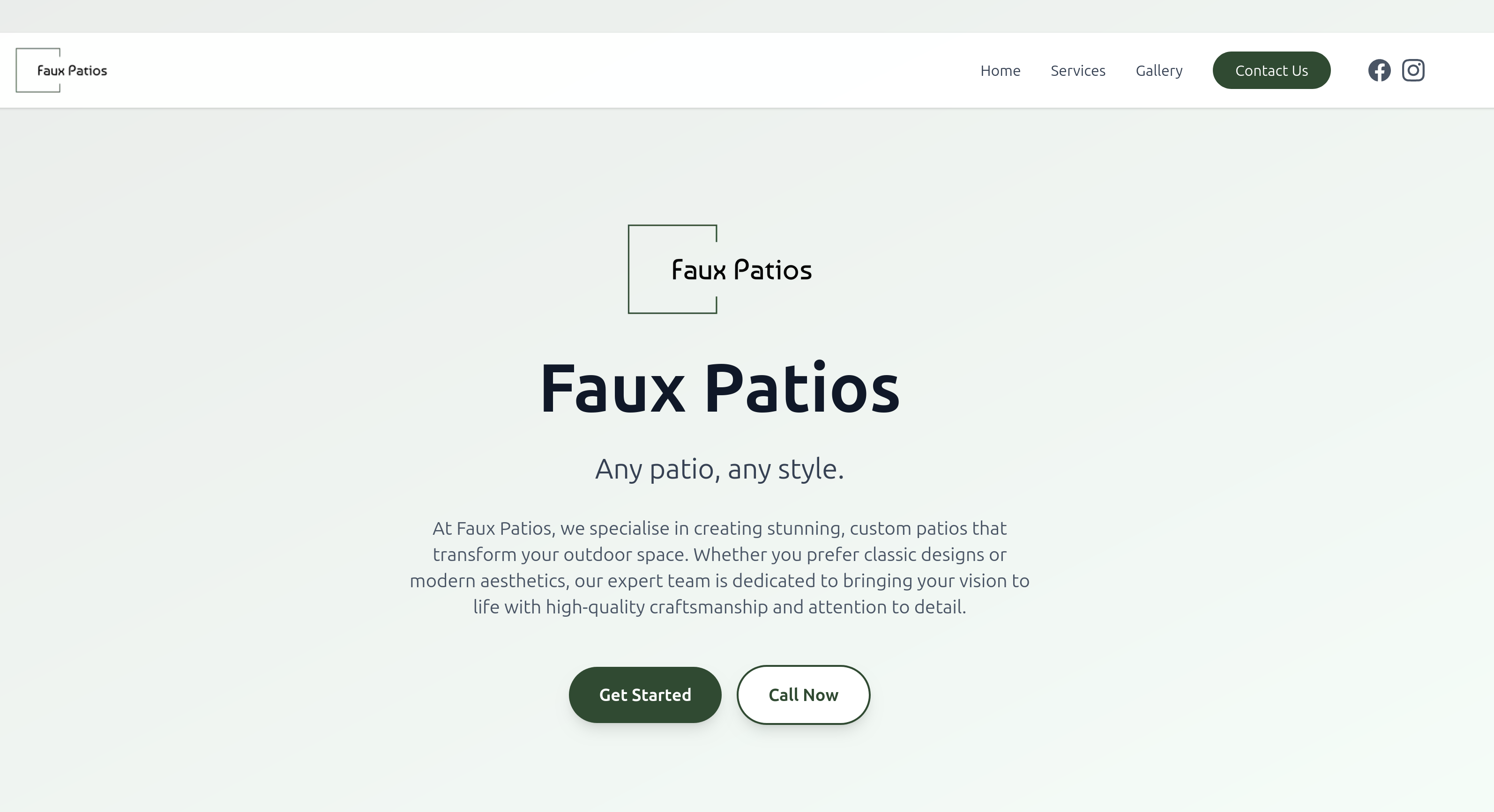 Faux Patios screenshot
